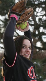 Softball player