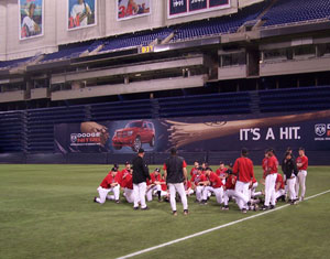 Raiders at Metrodome